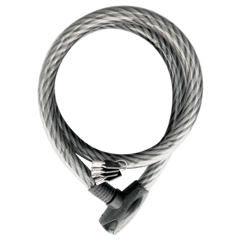 CABLE CANDADO FLEXIBLE HD LLAVE DE SEGURIDAD 1.5 m